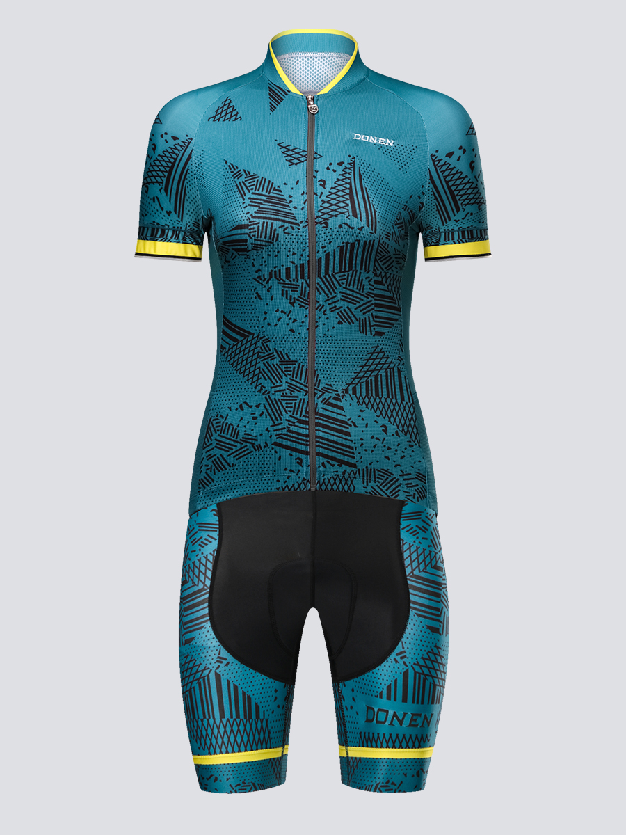 Women's Short Sleeves Cycling Jersey Suit DN180828