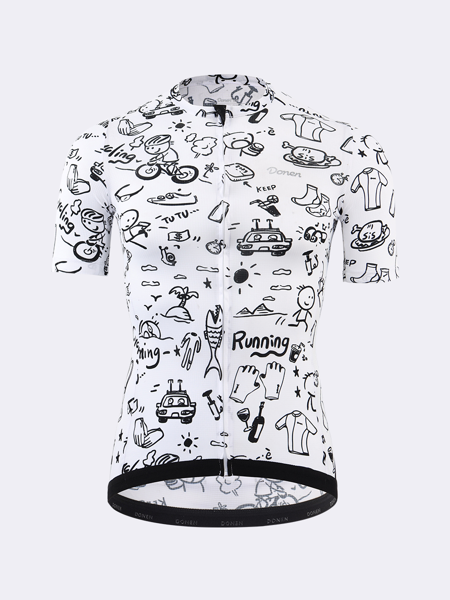 Men's Cycling Cartoon T-Shirt DN200910